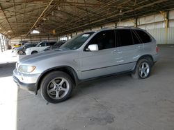 Salvage cars for sale from Copart Phoenix, AZ: 2003 BMW X5 3.0I