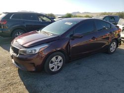 Salvage cars for sale from Copart Las Vegas, NV: 2018 KIA Forte LX