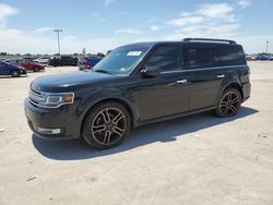 Salvage cars for sale from Copart Wilmer, TX: 2014 Ford Flex Limited
