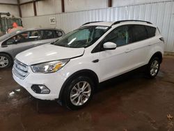 Salvage cars for sale at Lansing, MI auction: 2018 Ford Escape SE