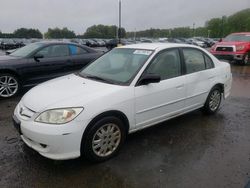 Salvage cars for sale from Copart East Granby, CT: 2004 Honda Civic LX
