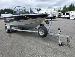 Salvage boats for sale at Arlington, WA auction: 2016 Smokercraft Boat