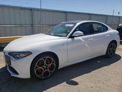 Salvage cars for sale at Dyer, IN auction: 2022 Alfa Romeo Giulia Super