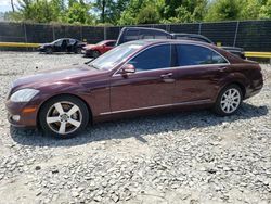 Salvage cars for sale from Copart Waldorf, MD: 2007 Mercedes-Benz S 550 4matic