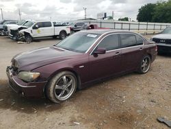 BMW 750 li salvage cars for sale: 2006 BMW 750 LI