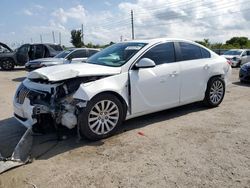 Salvage cars for sale from Copart Miami, FL: 2011 Buick Regal CXL