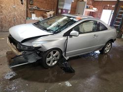 Salvage cars for sale at Ebensburg, PA auction: 2008 Honda Civic EX