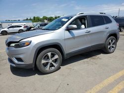 Salvage cars for sale from Copart Pennsburg, PA: 2019 Jeep Cherokee Limited