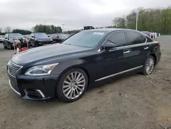 Salvage cars for sale at East Granby, CT auction: 2015 Lexus LS 460