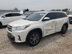 Salvage cars for sale at Kansas City, KS auction: 2018 Toyota Highlander SE