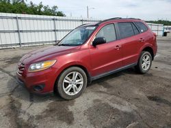 Salvage cars for sale from Copart West Mifflin, PA: 2010 Hyundai Santa FE GLS