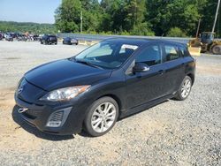 Salvage cars for sale from Copart Concord, NC: 2010 Mazda 3 S