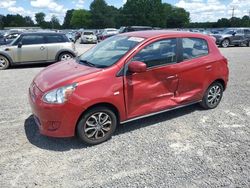 Mitsubishi Mirage de salvage cars for sale: 2015 Mitsubishi Mirage DE