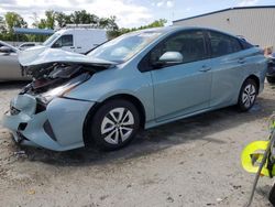 Salvage cars for sale from Copart Spartanburg, SC: 2016 Toyota Prius