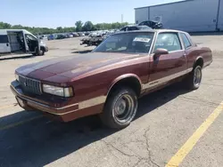 Salvage cars for sale at Chicago Heights, IL auction: 1987 Chevrolet Monte Carlo