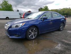Salvage cars for sale at East Granby, CT auction: 2015 Subaru Legacy 2.5I Limited