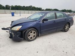 Vehiculos salvage en venta de Copart New Braunfels, TX: 2007 Honda Accord EX