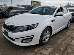 Salvage cars for sale at Chicago Heights, IL auction: 2015 KIA Optima LX