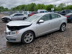 Salvage cars for sale at Chalfont, PA auction: 2014 Volvo S60 T5