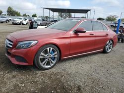 Salvage cars for sale at San Diego, CA auction: 2017 Mercedes-Benz C 350E