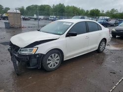 Salvage cars for sale at Chalfont, PA auction: 2011 Volkswagen Jetta Base