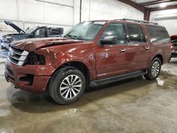 Ford Expedition salvage cars for sale: 2015 Ford Expedition EL XLT