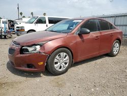 Salvage cars for sale at Mercedes, TX auction: 2012 Chevrolet Cruze LS