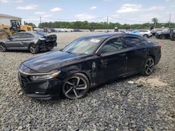 Honda Accord Sport salvage cars for sale: 2018 Honda Accord Sport