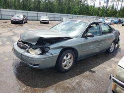 Salvage cars for sale at Harleyville, SC auction: 2006 Ford Taurus SE