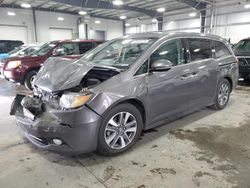 Honda Odyssey Vehiculos salvage en venta: 2016 Honda Odyssey Touring