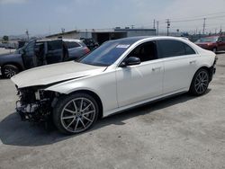 Mercedes-Benz salvage cars for sale: 2022 Mercedes-Benz S 580 4matic