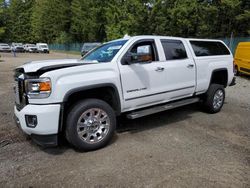 Salvage cars for sale from Copart Graham, WA: 2017 GMC Sierra K2500 Denali