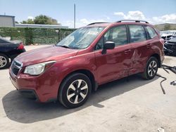 Subaru salvage cars for sale: 2017 Subaru Forester 2.5I