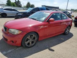 BMW 1 Series salvage cars for sale: 2012 BMW 128 I