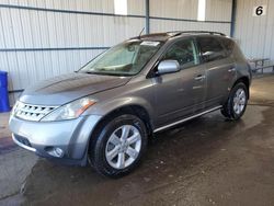 Nissan Murano SL salvage cars for sale: 2007 Nissan Murano SL