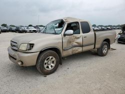 Salvage cars for sale at San Antonio, TX auction: 2005 Toyota Tundra Access Cab SR5