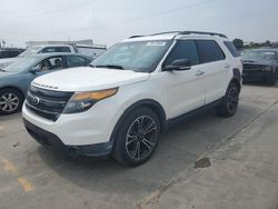 Salvage cars for sale at Grand Prairie, TX auction: 2015 Ford Explorer Sport