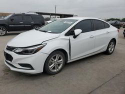 Salvage cars for sale from Copart Grand Prairie, TX: 2017 Chevrolet Cruze LT