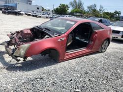 Vehiculos salvage en venta de Copart Opa Locka, FL: 2012 Cadillac CTS-V