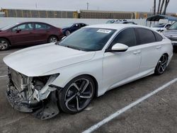 Salvage cars for sale from Copart Van Nuys, CA: 2018 Honda Accord Sport