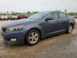 Salvage cars for sale from Copart Mercedes, TX: 2015 KIA Optima LX