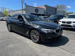 Salvage cars for sale at North Billerica, MA auction: 2018 BMW 530XE