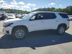 Salvage cars for sale at Exeter, RI auction: 2019 Chevrolet Traverse LT