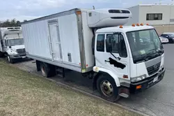 Salvage trucks for sale at North Billerica, MA auction: 2010 Nissan Diesel UD2600