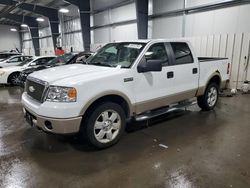 Salvage trucks for sale at Ham Lake, MN auction: 2008 Ford F150 Supercrew