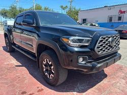 Salvage cars for sale from Copart Miami, FL: 2021 Toyota Tacoma Double Cab