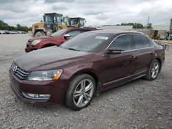 Salvage cars for sale from Copart Hueytown, AL: 2013 Volkswagen Passat SEL