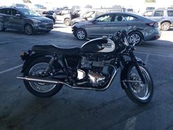 Salvage motorcycles for sale at Hayward, CA auction: 2010 Triumph Bonneville T