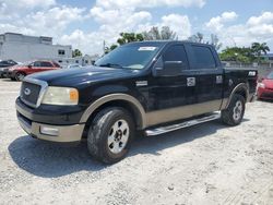 Salvage cars for sale from Copart Opa Locka, FL: 2005 Ford F150 Supercrew