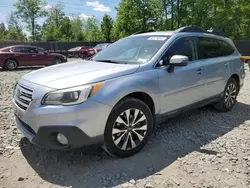 Salvage cars for sale from Copart Waldorf, MD: 2016 Subaru Outback 2.5I Limited